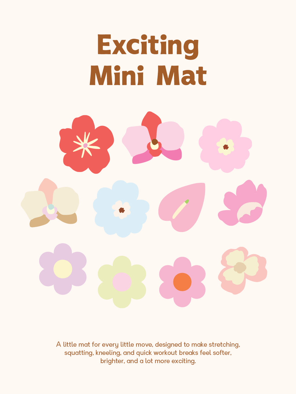 Exciting Mini Mat | เสื่อโยคะ เสื่อออกกำลังกาย